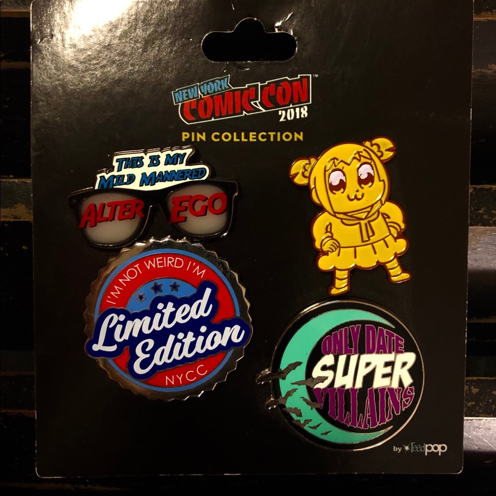 NYCC 2018 NEW YORK COMIC CON Pin Collection Set - Picture 7 of 7